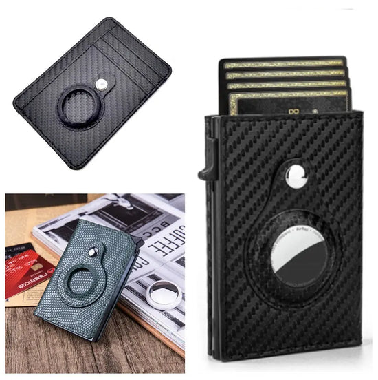 Rfid Card Holder Men Wallets Money Bag Male Nero Short Purse Small Leather Slim Wallets Mini Wallets For Airtag Air Tag AliExpress