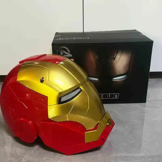 In Stock Marvel Avengers Iron Man Helmet Adult Child Model Cosplay 1:1 Light Led Ironman Mask Action Figure Toys Children Gift - My Hashtag Shop