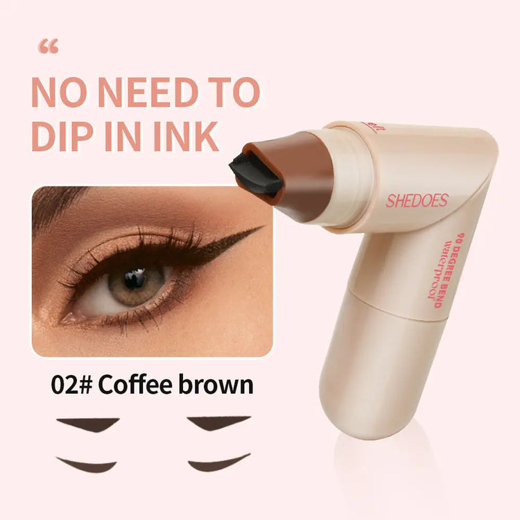 Love Eyeliner Seal Waterproof And Durable Eyeliner Stamp Pen Natural Makeup Application A Beginner&