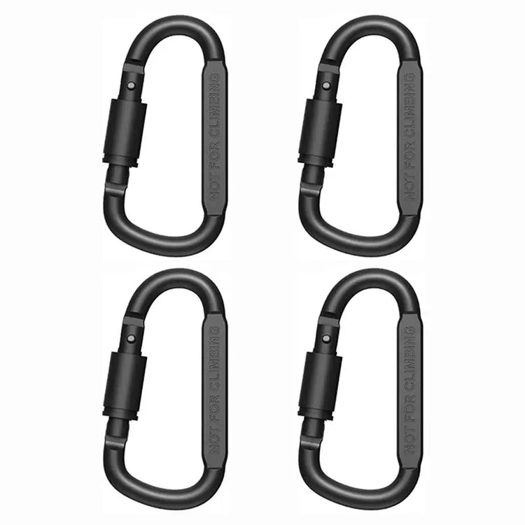 4-6PCS Carabiner Set For Key Camping Survival EDC Outdoor Keychain Clip Alloy Aluminum Tactical Caribiner Hook Karabiners - HASHTAG