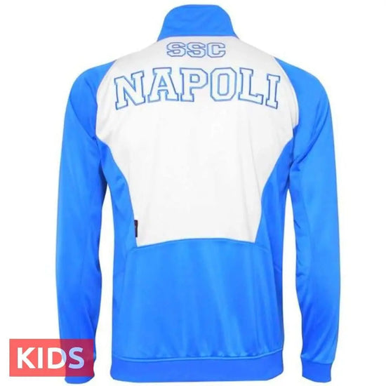 Kids - SSC Napoli light blue training Soccer Tracksuit 2016/17 - Kappa-1