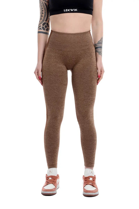 Leggings mocha modello POLLY a vita alta senza cuciture LEKWIK®