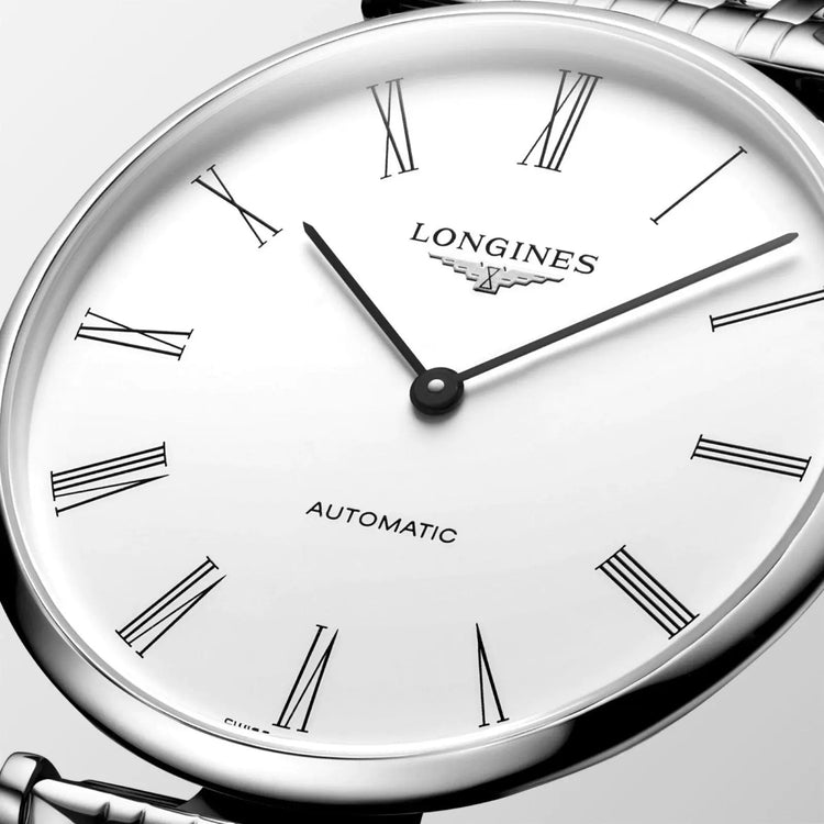 Longines orologio Le Grande Classique 38mm bianco automatico acciaio L4.918.4.11.6 Capodagli 1937