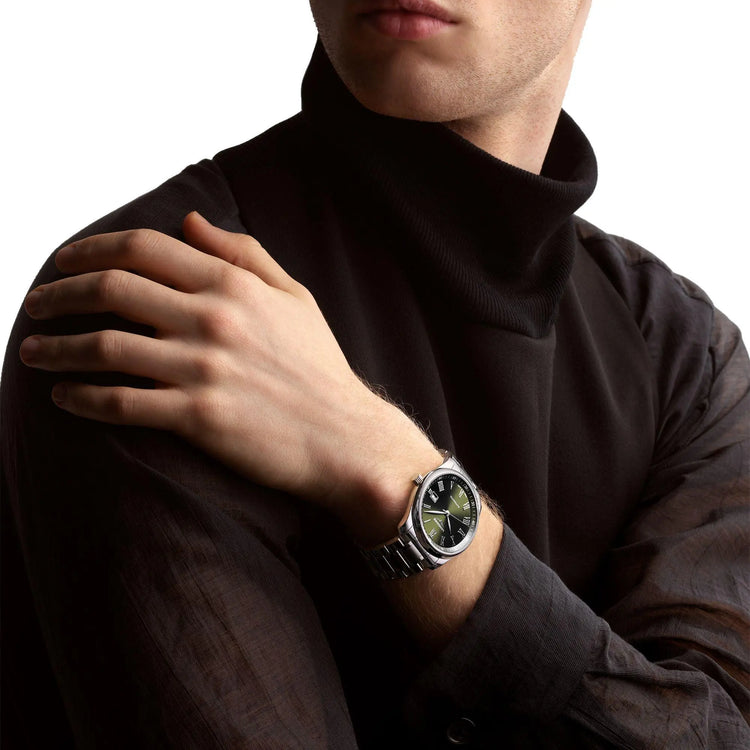 Longines orologio Master Collection 40mm verde automatico acciaio L2.793.4.09.6 Capodagli 1937