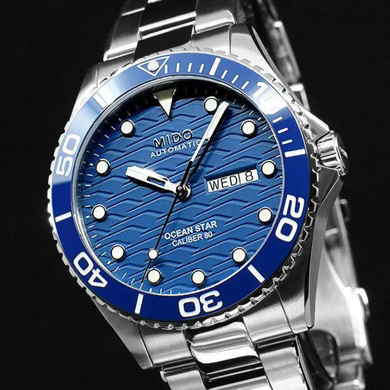 Mido orologio Ocean Star 200C 42mm blu automatico acciaio M042.430.11.041.00 Capodagli 1937