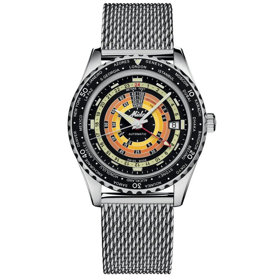 Mido orologio Ocean Star Decompression Worldtimer Special Edition 40mm nero automatico acciaio M026.829.17.051.00 Capodagli 1937