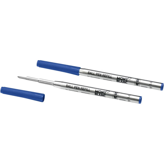 Montblanc 2 refill per penna a sfera punta M Royal Blue blu 128214 Capodagli 1937