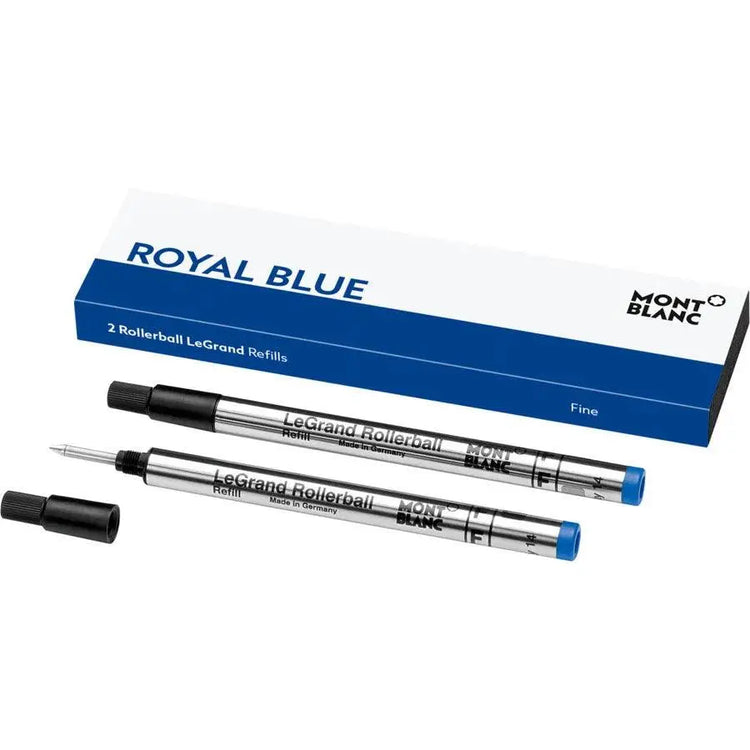 Montblanc 2 refill per roller LeGrand (F) Royal Blue blu 128227 Capodagli 1937
