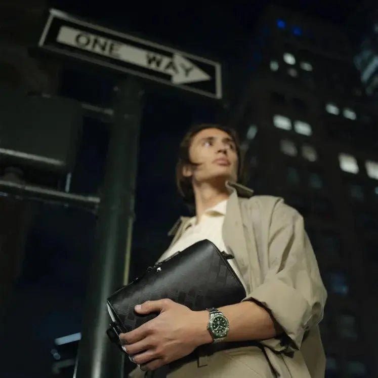 Montblanc orologio 1858 Ice Sea Automatic Date 41mm verde automatico acciaio 129373 Capodagli 1937