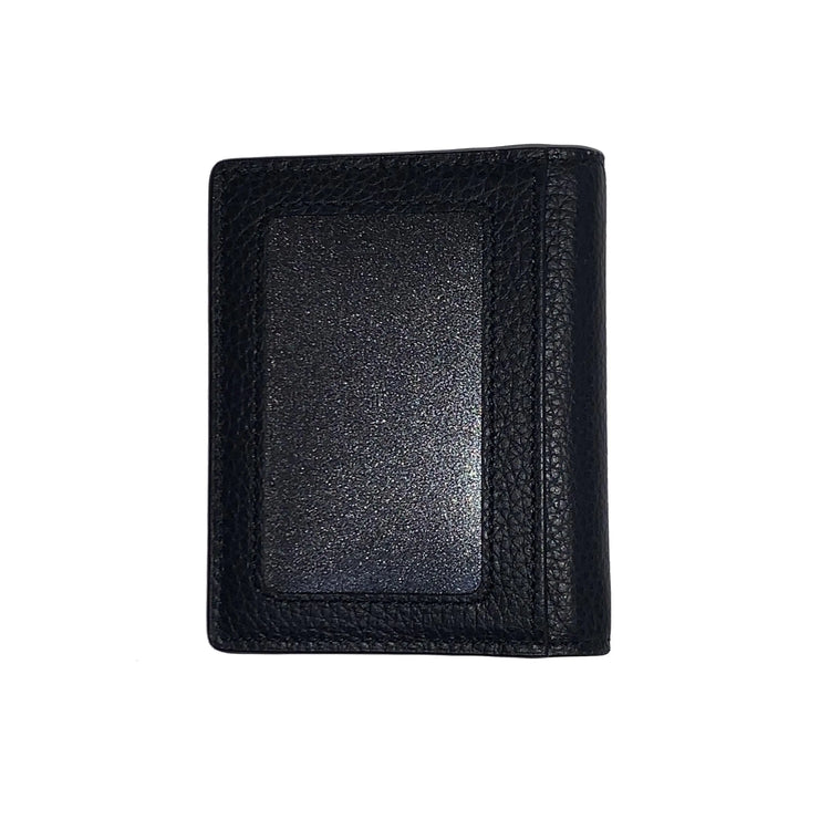 Montblanc porta biglietti da visita con tasca a vista Meisterstück Soft Grain nero/giallo 127329 Capodagli 1937