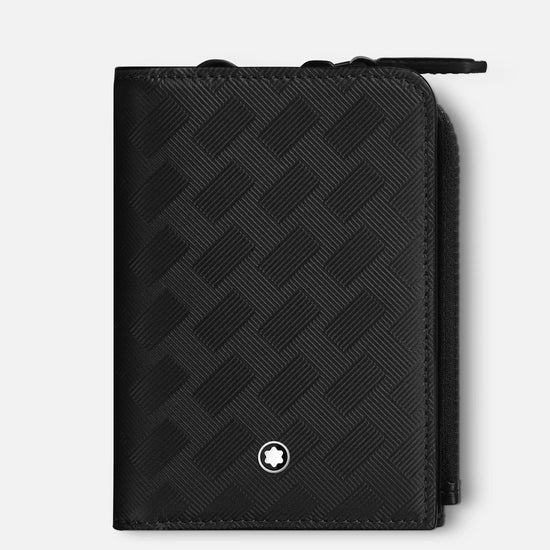 Montblanc porta carte di credito 3 scomparti con cerniera Montblanc Extreme 3.0 nero 129980 Capodagli 1937