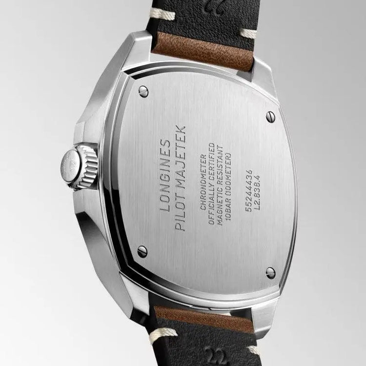 Longines orologio Pilot Majetek Box Edition 43mm nero automatico acciaio L2.838.4.53.9 Capodagli 1937