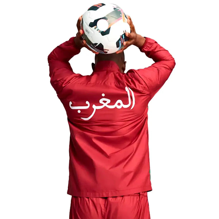 Morocco pre-match presentation soccer tracksuit 2024/25 - Puma-4
