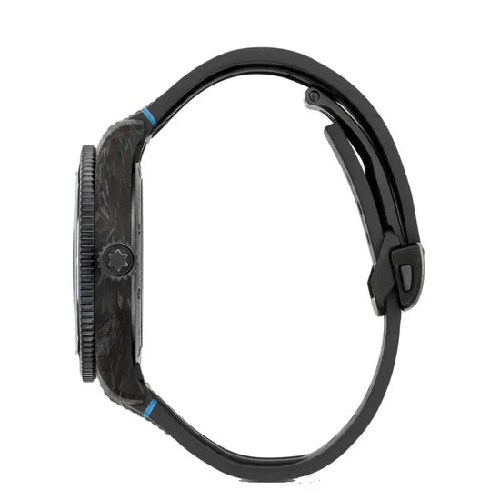 Montblanc orologio 1858 Geosphere Carbo₂ 0 Oxygen edizione limitata 1969 pezzi 43mm nero automatico 132300 Capodagli 1937