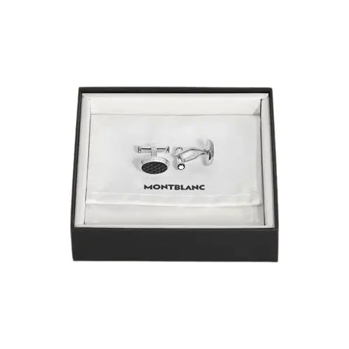 Montblanc gemelli ovali Meisterstück acciaio 134468 Capodagli 1937