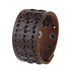 Retro Wide Leather Hand-strung Bracelet For Men And Women HASHTAG