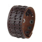 Retro Wide Leather Hand-strung Bracelet For Men And Women HASHTAG