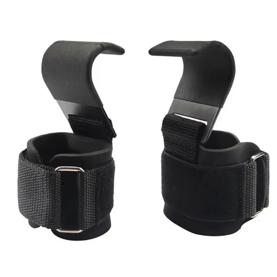 Fitness Squat Weightlifting Pull-Up Wrist Hook Horizontal Bar Exercise Strength Training without Strangling Power Hook