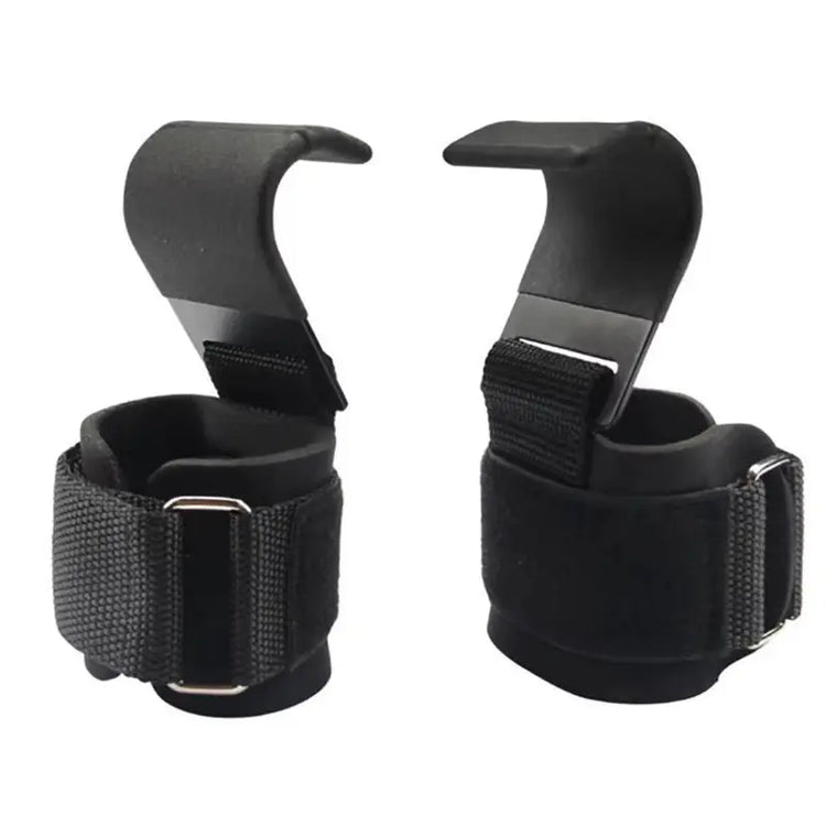 Fitness Squat Weightlifting Pull-Up Wrist Hook Horizontal Bar Exercise Strength Training without Strangling Power Hook