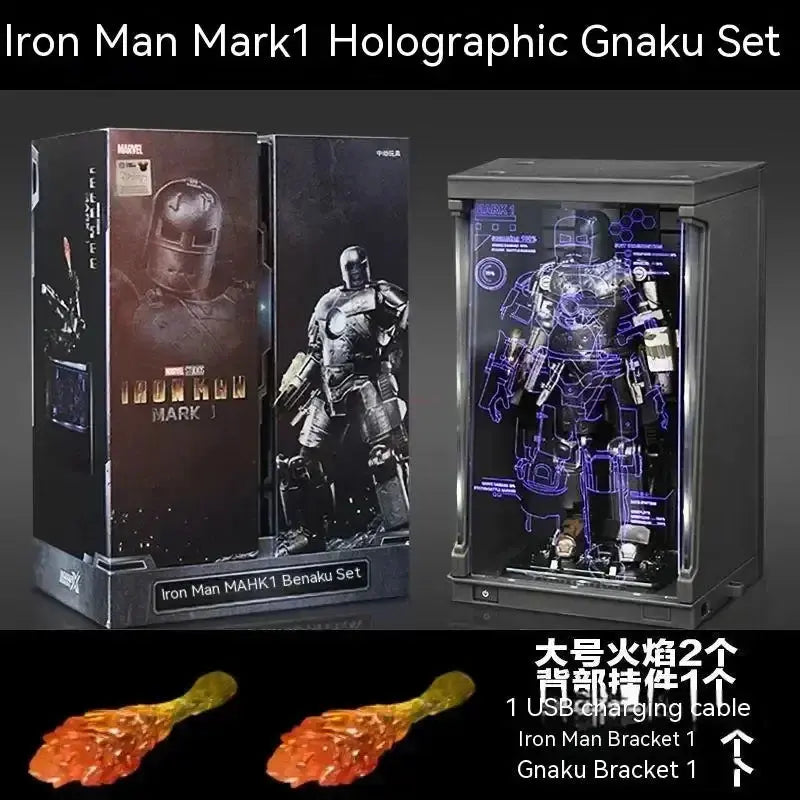 Marvel Iron Man Mk1-7 Mark Hall Action Figure Avengers Tony Of Armor Set Of 1-7 Stark Legends Original Zd Modeldoll Toys Gift - HASHTAG