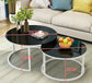 Simple Home Balcony Round Coffee Table - HASHTAG