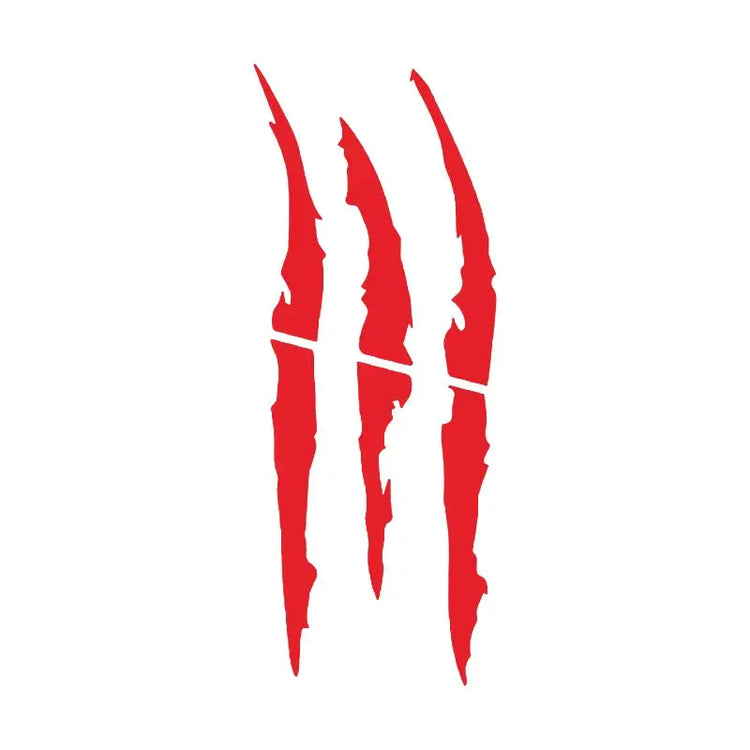 Motorcycle Car Sticker Universal Monster Claw Scratched Stripe Decal Marker Reflective Waterproof Moto Decoration Accessories