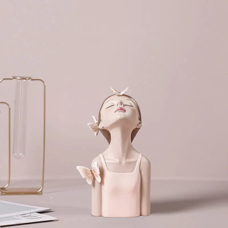 Bubble Girl Resin Ornaments Nordic Creative Home Liebe - Making Life Easier