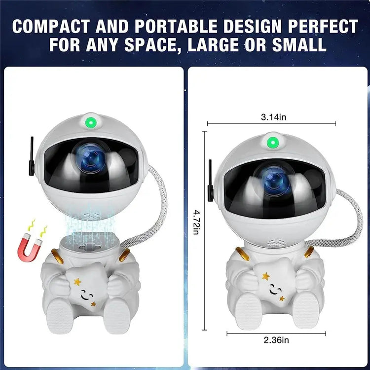 Galaxy Star Projector Night Light Astronaut Space Ceiling LED Lamp for Bedroom Home Decor Kids Gift - Starry Nebula Projector - My Hashtag Shop
