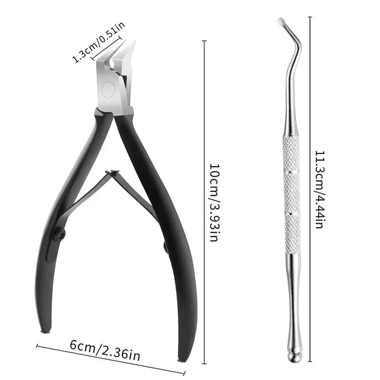 Toe Nail Clipper For Ingrown Or Thick Toenails Toenails Trimmer Professional Podiatrist Toenail Nipper With Stainless Steel Supe HASHTAG