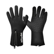 Hiturbo 3Mm Neoprene Gloves, Perfect for Surfing, Kayaking, Snorkeling, Sailing, Boating - Five Finger Design for Maximum Dexterity HASHTAG