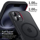 Custodia antiurto magnetica opaca traslucida di lusso per iPhone - My Hashtag Shop