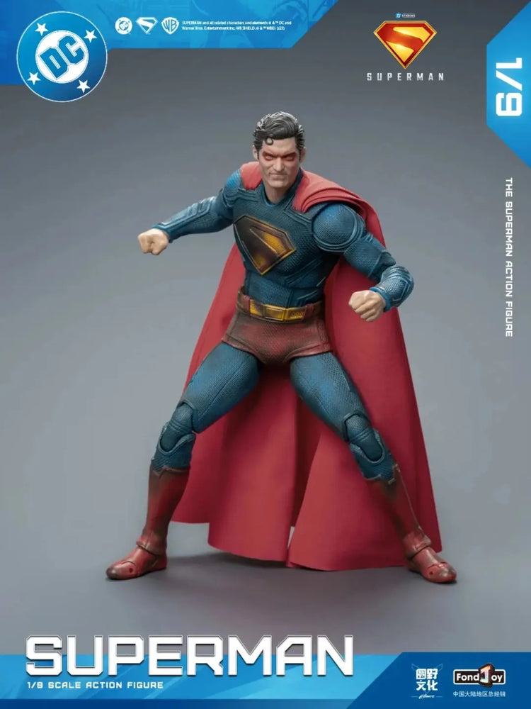 HOT Fondjoy Battle Damaged Superman Action Figure DC Justice League Figures Detective Comics Superman Model Movable Statue Toys - HASHTAG