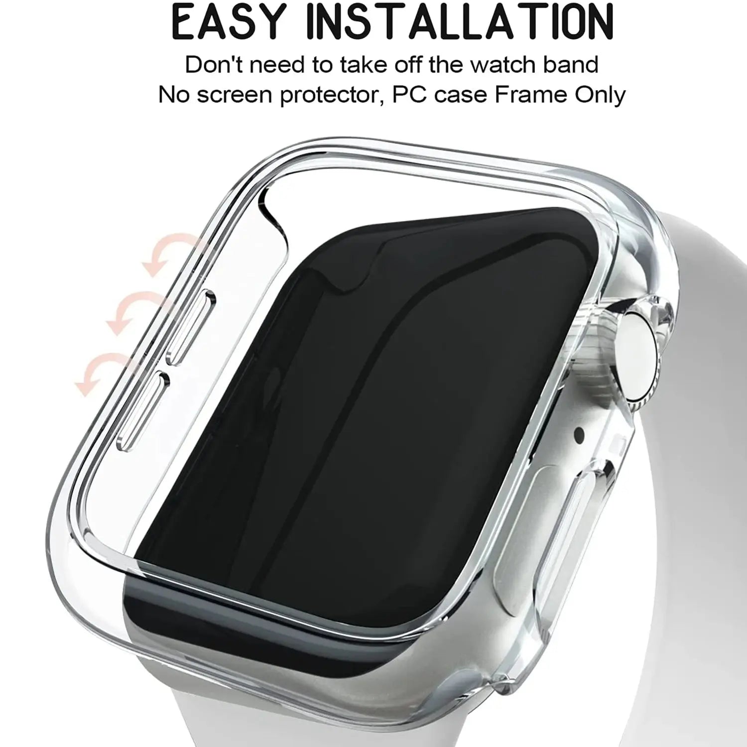 Custodia per Apple Watch Case 45mm 41mm 44mm 40mm 42mm - My Hashtag Shop