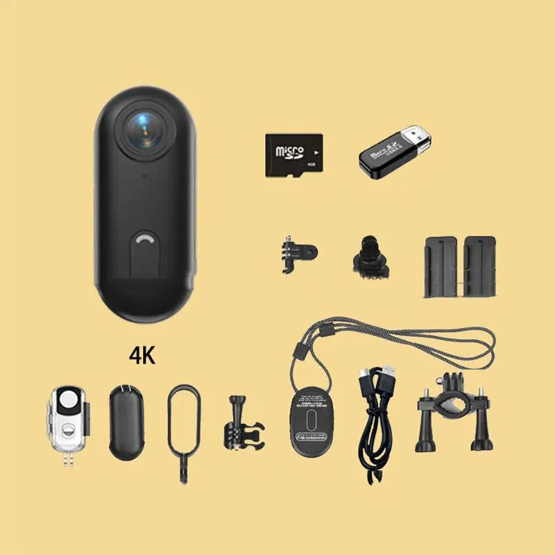 Outdoor Sports Camera In Helmet Motorcycle Bike Sport Mini Filming Bicycle Action 4K Professional Body Cam And Video Cameras - HASHTAG