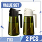 2in1 Kitchen Spray Oil Dispenser Oil Sprayer Polisher or Oil Brush for Air Fryer Salad Grilling Roasting Cooking Kitchen Access 