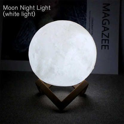 Book Light LED Moon Light Galaxy Light, Moon Night Light, Girl, Boy, Child Birthday Gift, Bedroom Decoration Indoor lighting - HASHTAG