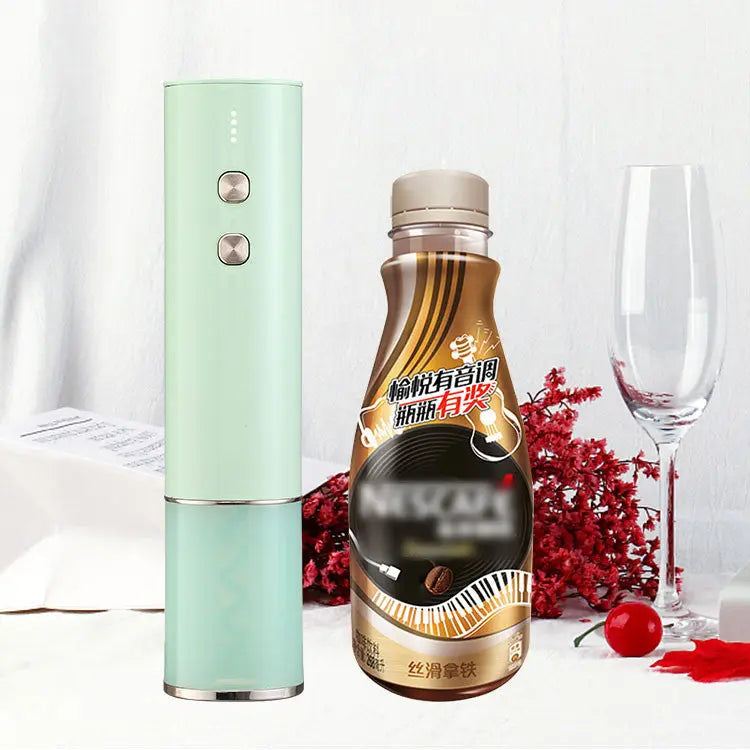 Stainless Steel Wine Electric Bottle Opener Creative Rechargeable - HASHTAG