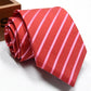 Classic Stripe Necktie Men Business Formal Wedding Tie 8Cm Blue Black Pink Red Neck Ties Fashion Shirt Dress Accessories