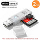 2-in-1 Multi Functional USB 3.0 Card ReaderMicro SD TFMemoryCardReaderUSBFlashDrive CardreaderAdapter For PCLaptops Accessories HASHTAG