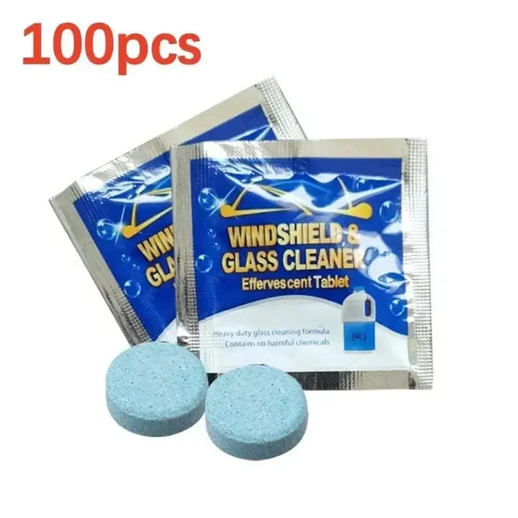 ISGTDRM Solid Cleaner Car Windscreen Cleaner Effervescent Tablet Auto Wiper Glass Solid Cleaning Concentrated Tablets Detergent - My Hashtag Shop