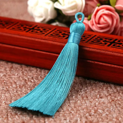Bookmark Polyester Faux Ice Silk Coil Tassel Chinese Design - HASHTAG