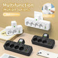 EU plug and socket, 4-pole socket, multifunctional wall plug, with or without extension cords or USB and Type-C interfaces HASHTAG