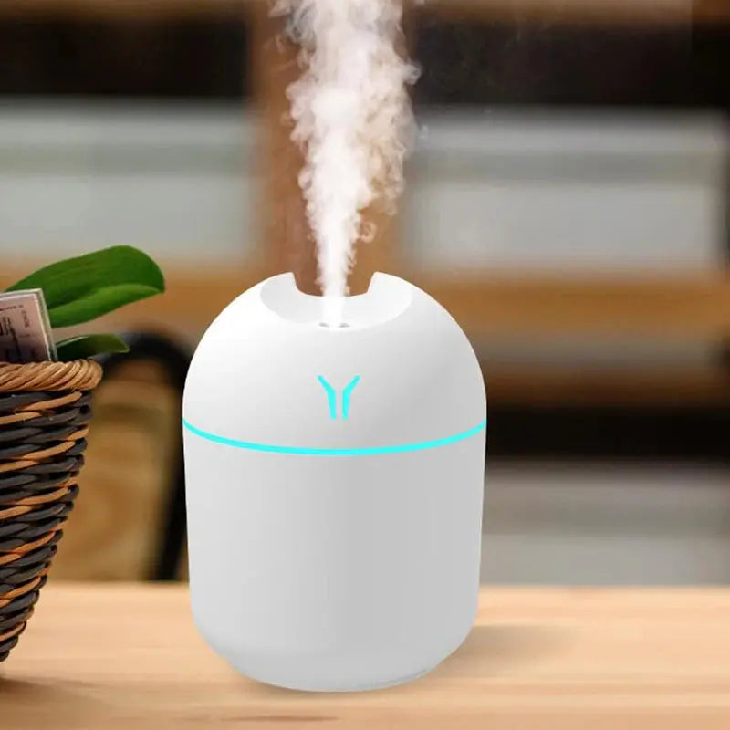 250ML USB Mini Air Humidifier Aroma Essential Oil Diffuser For Home Car Ultrasonic Mute Mist Maker Diffuser with LED Color Lamp - My Hashtag Shop