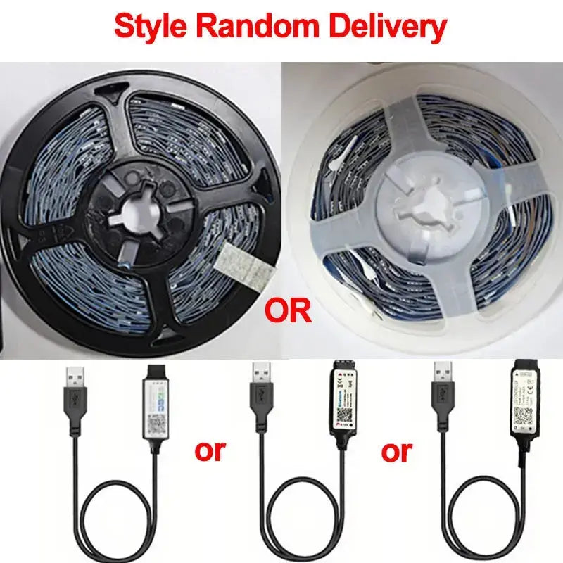 Bluetooth LED Strip Lights Smart SMD 5050 APP Remote Control Flexible Ribbon Diode Lamp Tape TV Backlights Game Room Home Decor HASHTAG