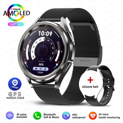 New Bluetooth Call Fashion Smart Watch 6 Classic Men&
