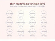 YINDIAO V2 Computer Wired Keyboard E-sports Gaming Typing Office Universal USB Plug-in Hair Light Keyboard Available For Windows System HASHTAG