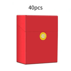 20/30/40/50pcs Cigarettes In Large Capacity Portable Plastic Storage Box Moisture-proof Sealed Cigarette Case HASHTAG BAR TABACCHI