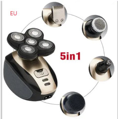 5 In 1 Multifunctional Electric Shaver 5 Blade Razor For Men Shaved Head Rechargeable Shaving Machine Beard Nose Hair Trimmer HASHTAG BAR TABACCHI