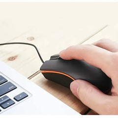 USB Wired Game Mouse Mice for PC Laptop Computer Small Mouse, Office Mouse, Computer Accessory, Cartoon Theme, Ergonomic Design, Lightweight Mouse, Plastic Construction, USB Peripheral, Precision Control, Remote Professionals HASHTAG
