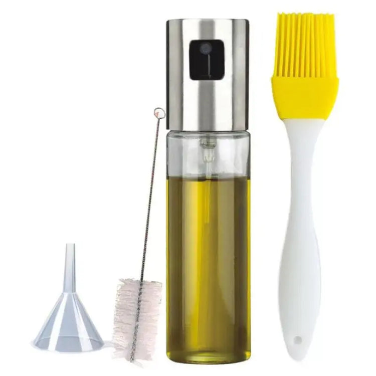 Stainless Steel Grill Cucina Cooking Oil Spray Bottle With Scale AliExpress